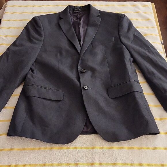 Lauren Ralph Lauren Gray Slimming Suit Jacket Size 36 - Picture 8 of 16